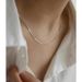 Women's Jewelry Set S925 Sterling Silver Necklace Silver Snake Bone Chain Italian Summer Light Luxury High End Jewelry Accessories_ipsvogv.com