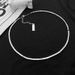 Three Dimensional Geometric Small Square Titanium Steel Necklace For Men And Women With Simple Temperament Accessories Clavicle Necklace Cold Style_ipsvogv.com
