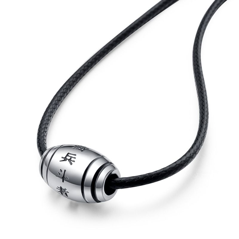 National style titanium steel pendant six word mantra pendant nine word mantra pendant men's beads_ipsvogv.com