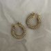 Fashionable Niche Ins Full Diamond Zircon Titanium Steel Macaron Color Earrings_ipsvogv.com