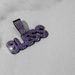 Hip Hop English Letter BLESS Alloy Pendant Gun Black Lotus Purple Diamond Exaggerated Dark Men's Item_ipsvogv.com