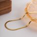 Simple Style Stainless Steel Titanium Steel Plating Gold Plated Necklace_ipsvogv.com