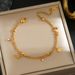 Korean Version Titanium Steel Female Star Moon Double Layered Best Friend Bracelet, Light Luxury, Niche, Exquisite New_ipsvogv.com