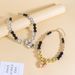 Simple Big Round Bead Heart Necklace Stitching Color Love Heart Necklace Jewelry_ipsvogv.com