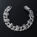Fashionable punk style men's creative personality skull metal trendy domineering bracelet_ipsvogv.com