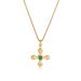 New Classic Cross Natural Stone Clavicle Necklace Women's Personalized Fashion Accessories_ipsvogv.com