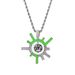 Cyberpunk Personality Luminous Disco Pendant Titanium Steel Necklace Male And Female Ins Hip Hop Street Jewelry Trend_ipsvogv.com