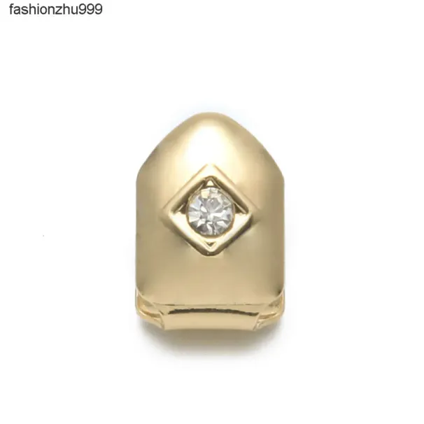 Gold Sier Plated Hip Hop Single Tooth Grillz Cap Top Bottom Grill For Halloween Christmas Party Jewelry_ipsvogv.com