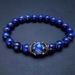 New Beaded Creative Tiger Eye Stone Matte Crown Elastic Men's Bracelet_ipsvogv.com