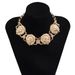 Jewelry Personality Geometric Punk Animal Exaggerated Metal Relief Lion Head Three-dimensional Necklace_ipsvogv.com
