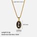 French Retro Star & Moon Necklace - Stainless Steel/Titanium Steel Women's Fashion Pendant_ipsvogv.com