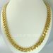 Curb Ring K Solid 9mm Width Mens Women Long Necklace Jewellery N223_ipsvogv.com