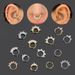 European and American style personalized zircon nose ring Women's simple fashion piercing ear bone ring cross-border hot ear jewelry_ipsvogv.com