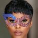 Popular masquerade rhinestone mask fashion exaggerated party festival multi color crystal mask_ipsvogv.com