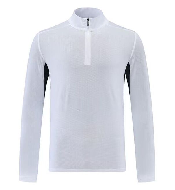 Men's Clothing Dark Pattern Quick-Drying Clothes Long-Sleeved T-Shirt Stand-Up Collar Polo Fitness Sports Running Breathable Tide_ipsvogv.com
