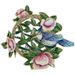 {Lucky Ruyi} Middle Ancient Heavy Industry Enamel Gradient Simi Dye Diamond Brooch National Style Hollow-out Embossed Magpie Jewelry_ipsvogv.com