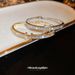 New Zircon Letter Buckle Bracelet With Fashionable Temperament And High-end Feel, Popular Online Light Luxury Bracelet Accessories_ipsvogv.com