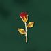 French Retro Rose Brooch Small Fragrance Style Tulip Alloy Diamond Brooch Feather Pin Suit Accessories_ipsvogv.com