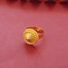 Cone Design Gold-plated Necklace Pendant Earring Ring Three Piece Jewelry Set_ipsvogv.com