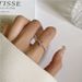 Zircon Pearl For Women, Versatile, Fashionable, Niche Design, Cool Style, Adjustable Opening, Index Finger Ring_ipsvogv.com