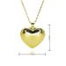 Fashion Hot Selling Water Drop Necklace Copper Hand Polished Vacuum Furnace Electroplating Three Dimensional Love Water Drop Necklace_ipsvogv.com