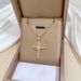 Love 【 】 Cross Light Luxury Charm Gorgeous Full Diamond Necklace Women's Versatile Clavicle Titanium Steel Chain 【 】_ipsvogv.com