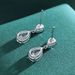 Cao Shi's 2023 New Water Drop For Women, Exquisite Zircon Pear Shaped Eardrops, Elegant And Stylish Internet Celebrity_ipsvogv.com