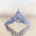 Cao Shi's New Fashionable V-shaped Micro Inlaid Zircon For Princess Engagement Commitment Ring_ipsvogv.com
