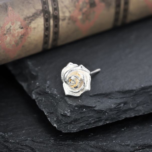 Rose Men's Artistic Fashion Trendy Earrings, Women's High-end Versatile Accessories_ipsvogv.com