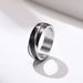 Men's Jewelry Rings Titanium Steel Ring Stainless Steel Simple Style Twill Men's Ring Spring Water Jewelry_ipsvogv.com