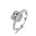Moonso Luxury Fashion Fat Square Women's Colorful Treasure Diamond Ring Exaggerated Daily Order R820_ipsvogv.com
