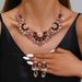 Women’s Jewelry Set Fashion Popular Exaggerated Ladies Wedding Dinner Female Necklace Earring Set Multi Color Selection_ipsvogv.com