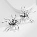 New Exaggerated Sparkling Diamond Metal Simulation Of Big Spiders, Trendy Earrings, Necklace, Temperament, Personalized_ipsvogv.com