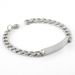 Trendy Stainless Hip-Hop For Men Steel Color Fashion Personality NK Chain Curved Piece Men's Bracelet_ipsvogv.com