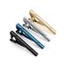 High End Four Piece Tie Clip Set French Glossy Twill Tie Clip Gold, Silver, Blue And Black Tie Clip K37_ipsvogv.com