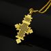 Ethiopian Cross Jewelry Pendant Gold Eritrean Traditional Wedding_ipsvogv.com