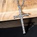 Hip Hop For Men And Women Long Pendant Simple Jewelry Cross Necklace_ipsvogv.com