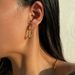 Spot Factory Fashionable Niche INS Retro Vintage Irregular Spiral G Earrings_ipsvogv.com