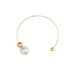 Japanese And Korean Simple Niche Design Women's Necklace Personality Inlaid Pearl Alloy Necklace High Grade Clavicle Chain_ipsvogv.com