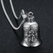 New Punk Motorcycle Stainless Steel Travel Guardian Saint Christopher Lucky Riding Bell_ipsvogv.com