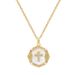 】 Pearl 【 Cross Light Luxury Charm Gorgeous Full Diamond Necklace Women's Versatile Clavicle Titanium Steel Chain 【 】_ipsvogv.com