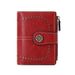 New RFID Anti-theft Brush Women's Wallet Multi Card Buckle Wallet European And American Fashion Short Zipper Wallet_ipsvogv.com