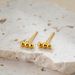 Women’s Jewelry Set Fashion Hot Selling Smooth Earrings Gold And Silver Mixed Copper Plated INS Style Geometric Three Piece Set Earrings_ipsvogv.com