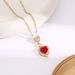 Titanium Steel Necklace Women's Colorless Love Pendant Collar Chain High grade Jewelry Light Luxury Small Neckchain_ipsvogv.com