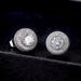 For Men's Hip-hop, Round, Full Dia, Zircon Earrings, Trendy, Niche, Urious, And High-end Earrings_ipsvogv.com