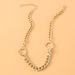 Jewelry Retro Alloy Circle Sexy Necklace Sweet Ins Style Geometric Necklace Female_ipsvogv.com