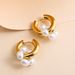Unisex Stainless Steel Detachable Handmade Pearl Earrings With Two Straps For Women's Earrings And Earrings Hot Selling Personality Temperament_ipsvogv.com