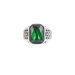Titanium Steel Cuban Chain Design Men's Open Trendy Brand Versatile Tail Index Finger Ring High End Sense Niche_ipsvogv.com