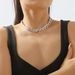 N11369 Baroque V-shaped Necklace Vintage Simple Metallic Clavicle Chain for Women_ipsvogv.com
