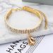 Three Row Diamond Rhinestone Pet Collars, Water Drop Color Pendants, Elastic Cat And Dog Necklace Accessories_ipsvogv.com